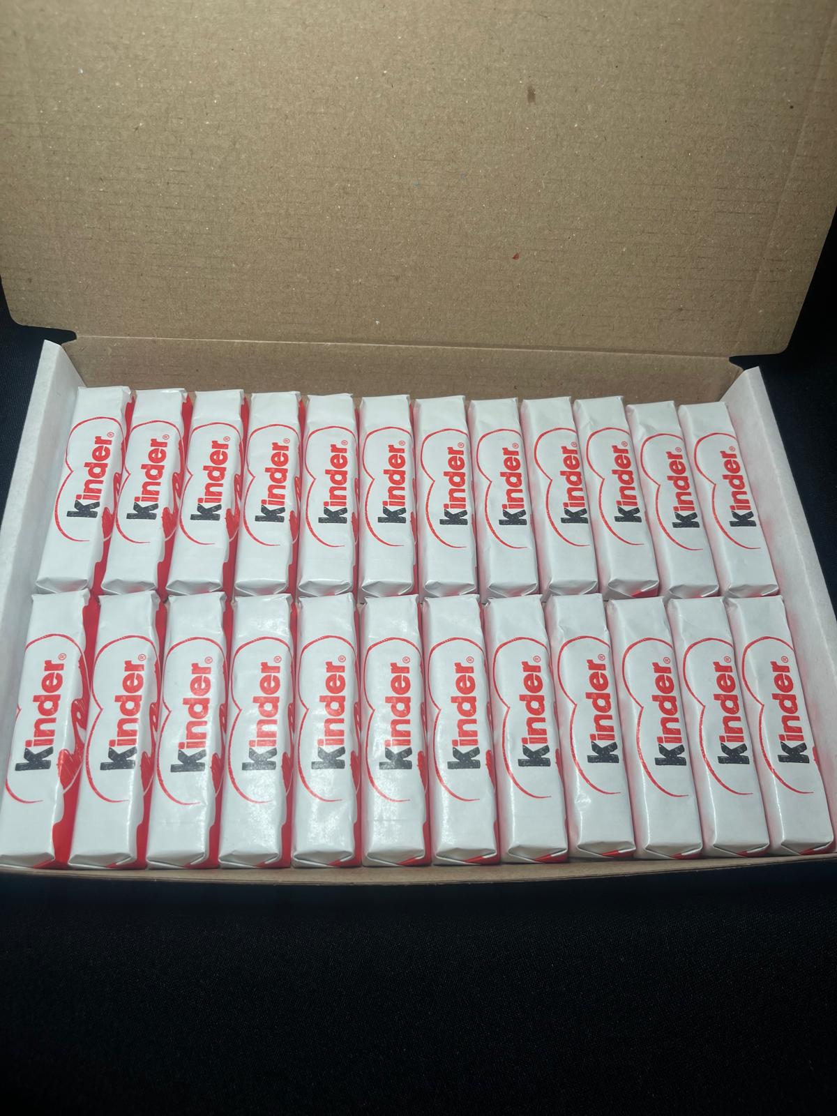 Kinder Chocolate Bar Postal Box - bestselling Chocolate Birthday Gift Bars