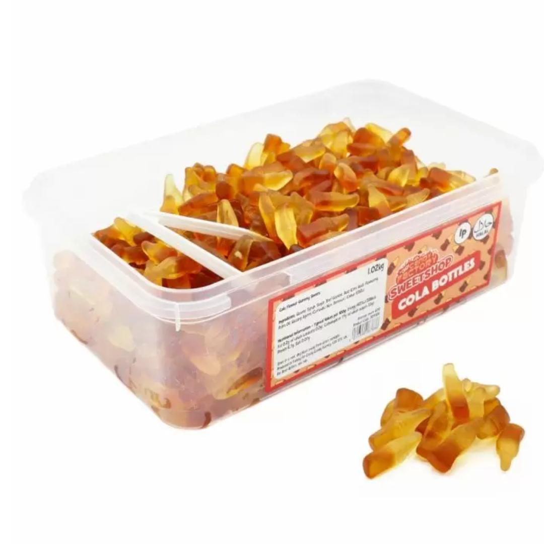 Crazy Candy Factory Tubs - Mini Cola Bottles