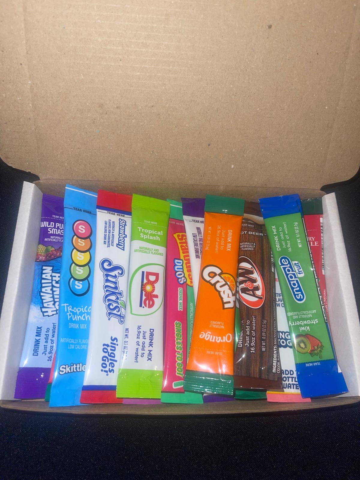 15 American Single to Go - Drink Mix Postal Box - Different Flavours to try