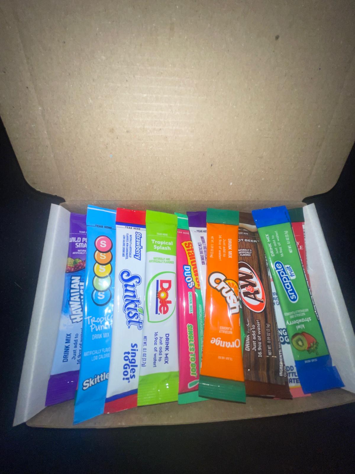 15 American Single to Go - Drink Mix Postal Box - Different Flavours to try