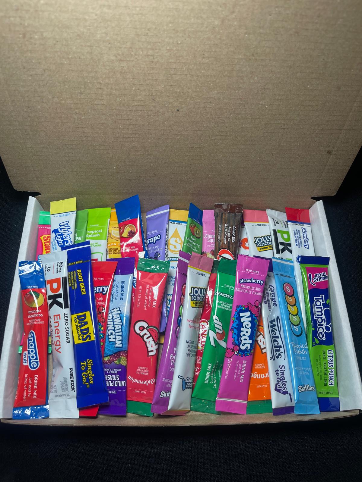 30 American Single to Go - Drink Mix Postal Box - Different Flavours to try