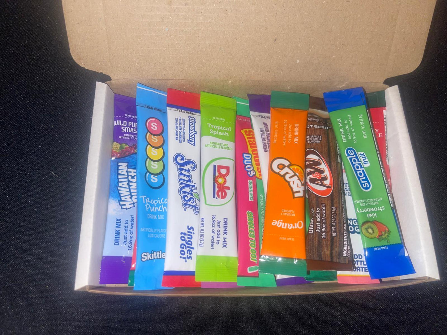 15 American Single to Go - Drink Mix Postal Box - Different Flavours to try