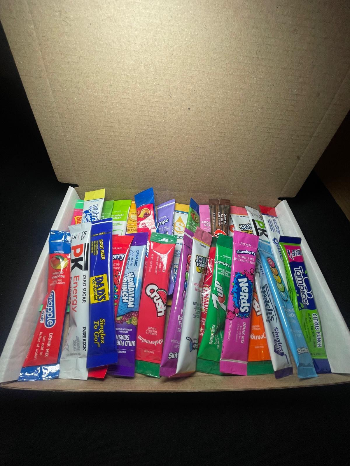 30 American Single to Go - Drink Mix Postal Box - Different Flavours to try