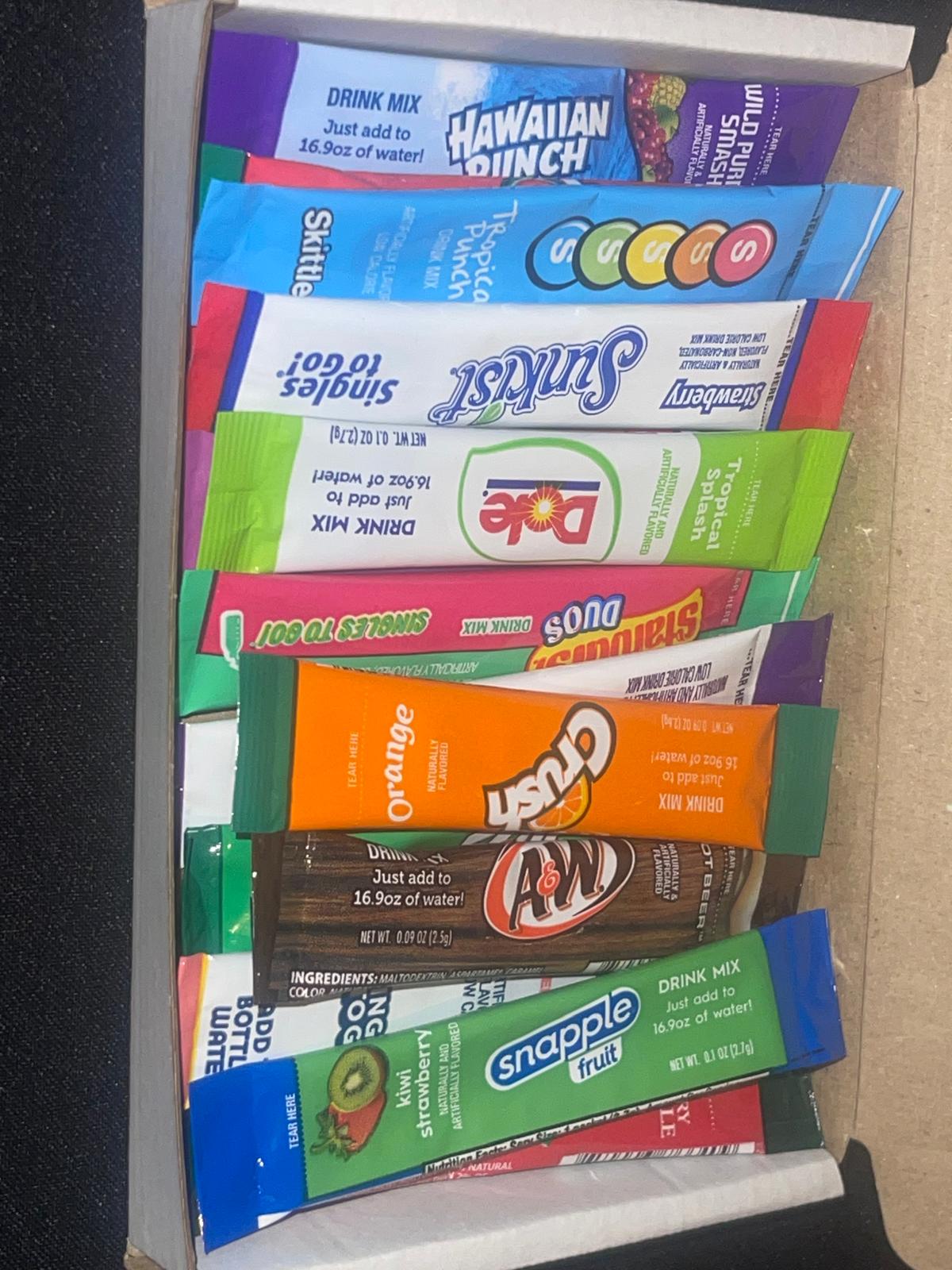 15 American Single to Go - Drink Mix Postal Box - Different Flavours to try
