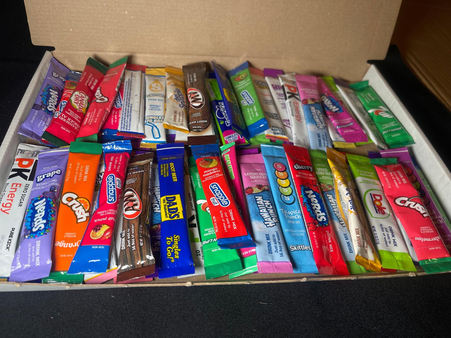 60 American Single to Go - Drink Mix Postal Box - Different Flavours to try