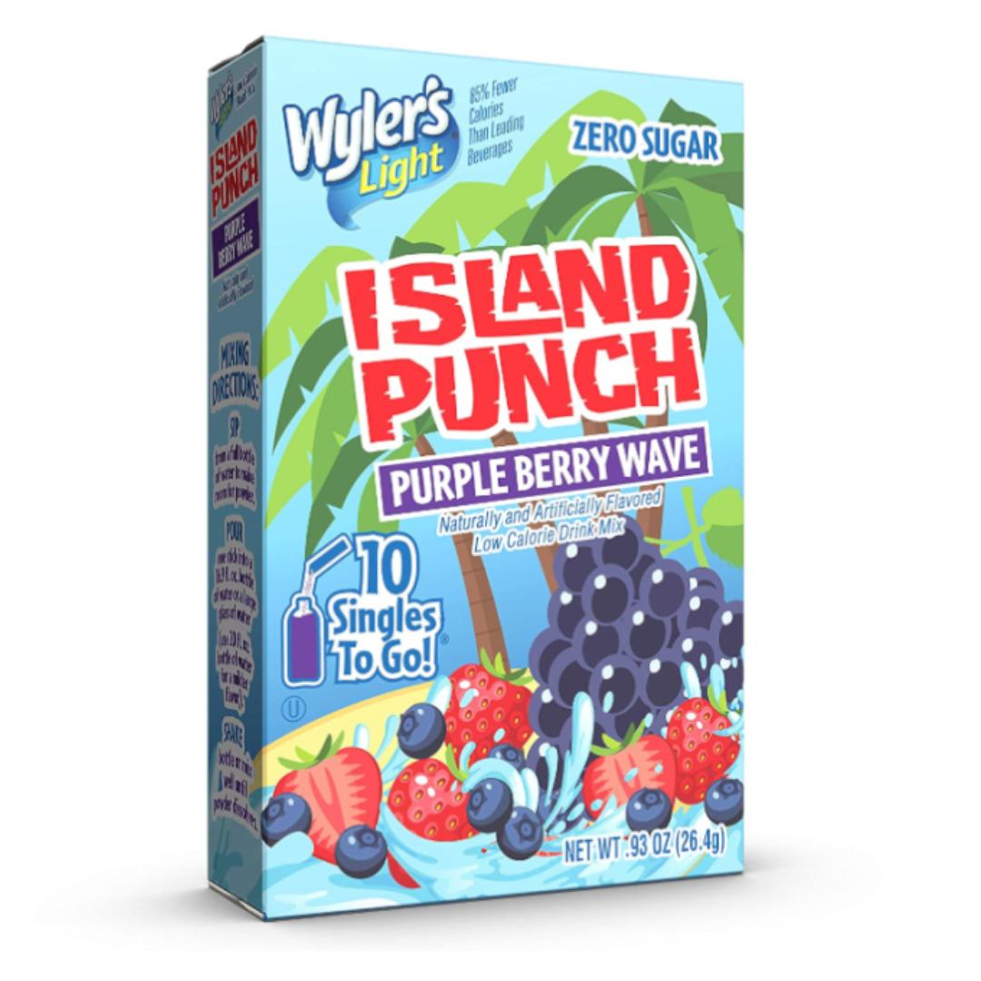Wyler's Light Island Punch - Purple Berry Wave Singles To Go