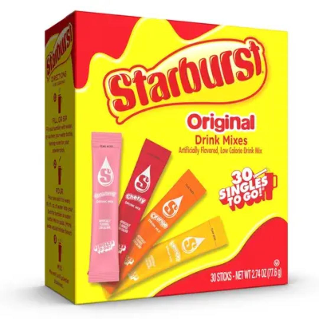 Starburst Variety Pack - Original - 30 Sachets Singles To Go