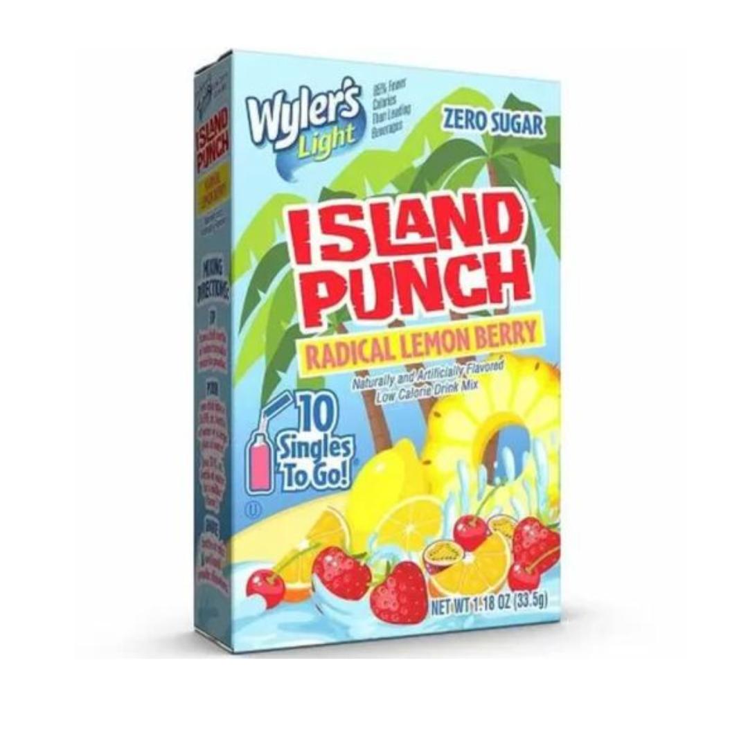 Wyler Light Island Punch - Blue Ocean Breeze Singles To Go