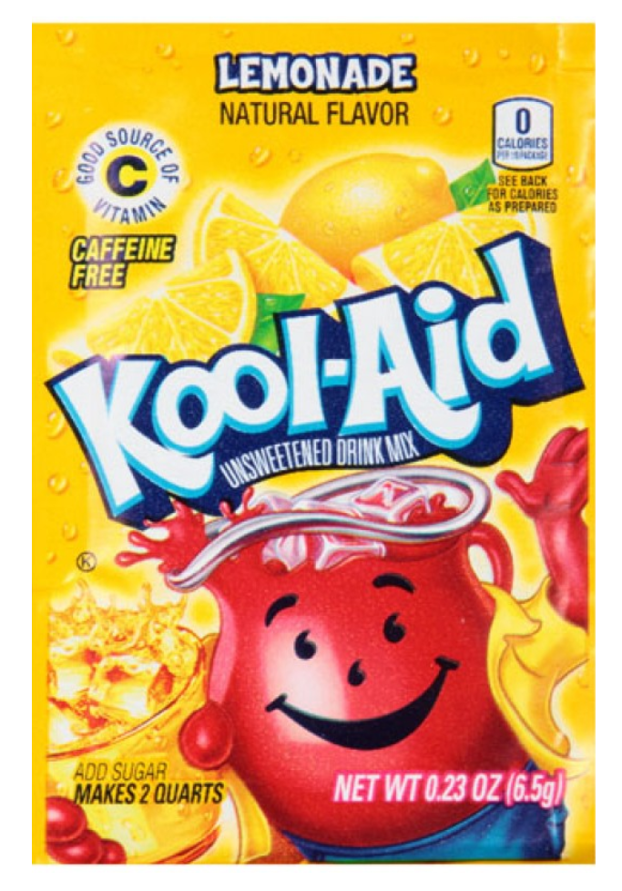 Kool Aid Lemonade Unsweetened Drink Mix Sachet 4 Sachets