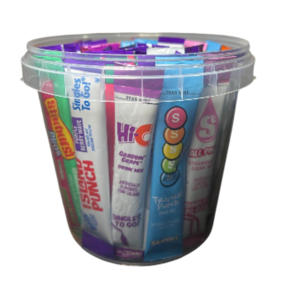 60 American Drink Mix Satchets Single to go in a 1kg Tub