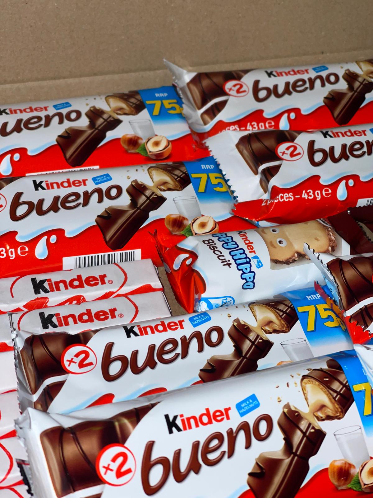 Kinder Bueno Chocolates Gift Large Postal Box - Bestselling Chocolate Birthday Gift Bars