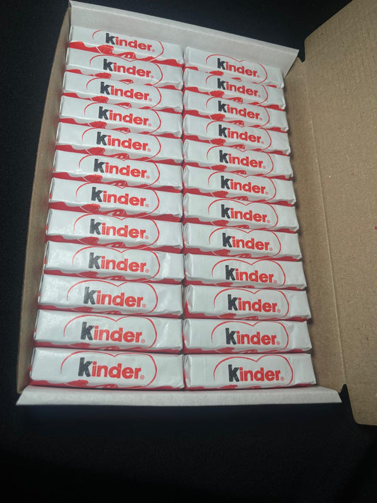 Kinder Chocolate Bar Postal Box - bestselling Chocolate Birthday Gift Bars