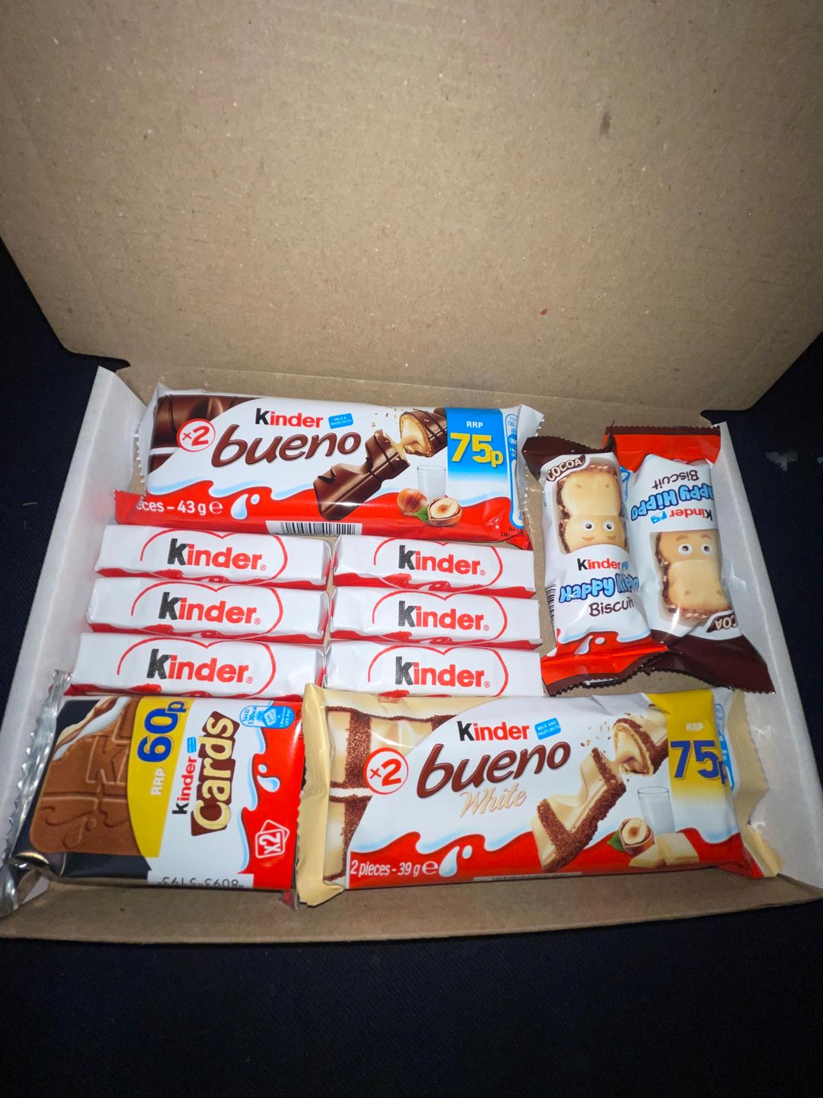 Kinder Milk Chocolate Gift Perfect For Birthdays, Christmas, Mothers Day, Fathers Day, Easter, Tasty Snack! Mini!