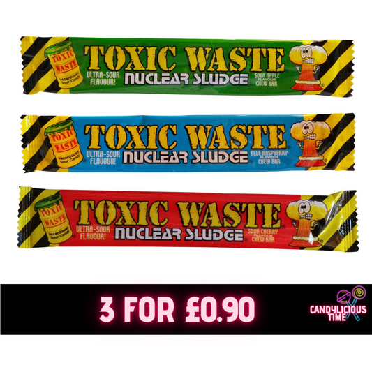 Toxic Waste Nuclear Sludge Chew Bar (20g) - 3 Pack