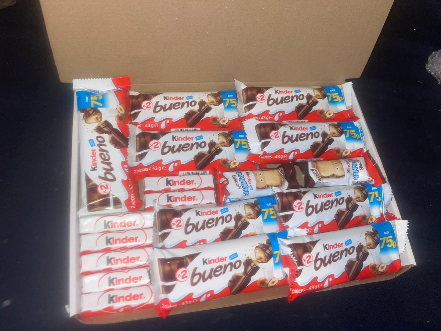 Kinder Bueno Chocolates Gift Large Postal Box - Bestselling Chocolate Birthday Gift Bars