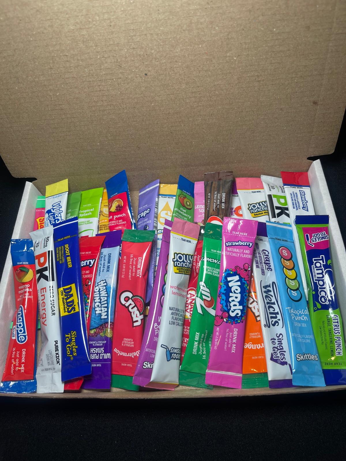 30 American Drink Mix Satchets Single to go in a 1kg Drink Mix Postal Box (Copy)