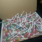 100 Vidal Lollipops Postal Box - Variety of Flavours Strawberry and Cream, Tongue Painter, Blue Raspberry, Traffic Light and Assorted Fruit