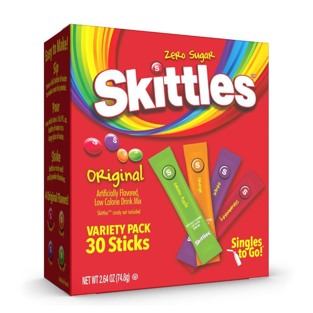 Skittles Variety Pack - Original - 30 Sachets Singles To Go