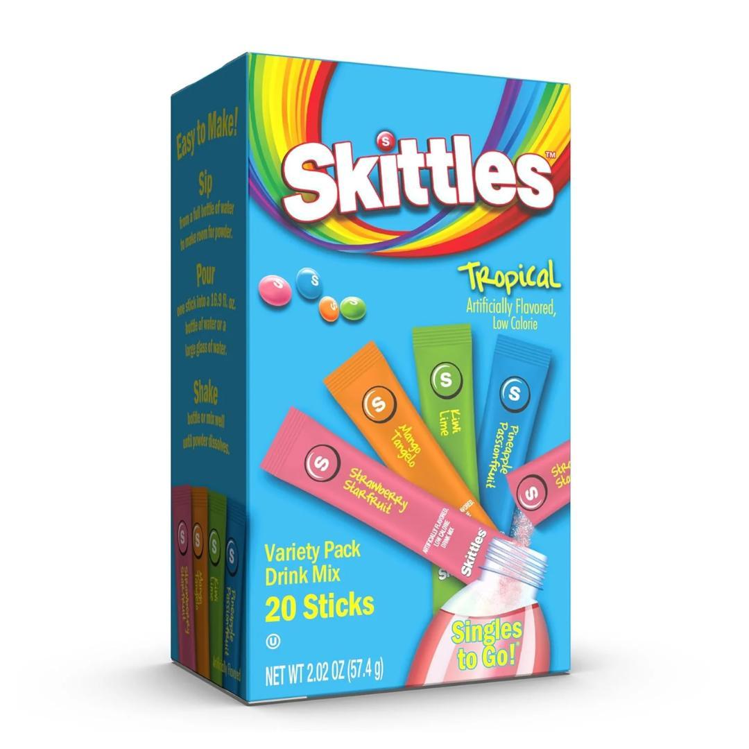 Skittles Tropical - 20 Sachets Singles To Go