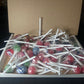50 Vidal Lollipops Postal Box - Variety of Flavours Strawberry and Cream, Tongue Painter, Blue Raspberry, Traffic Light and Assorted Fruit