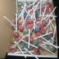 50 Vidal Lollipops Postal Box - Variety of Flavours Strawberry and Cream, Tongue Painter, Blue Raspberry, Traffic Light and Assorted Fruit
