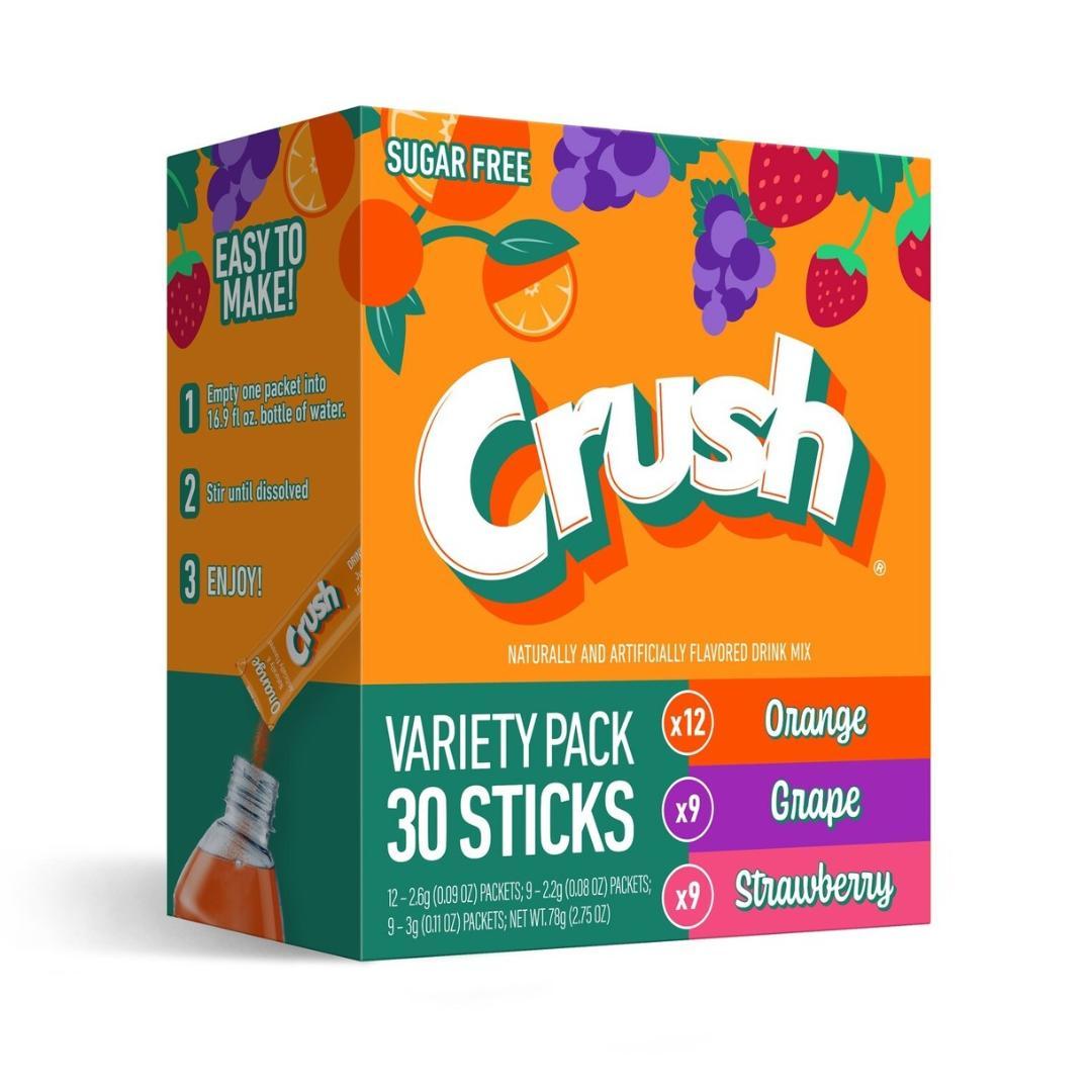 Crush Variety Pack - 30 Satchets Singles To Go