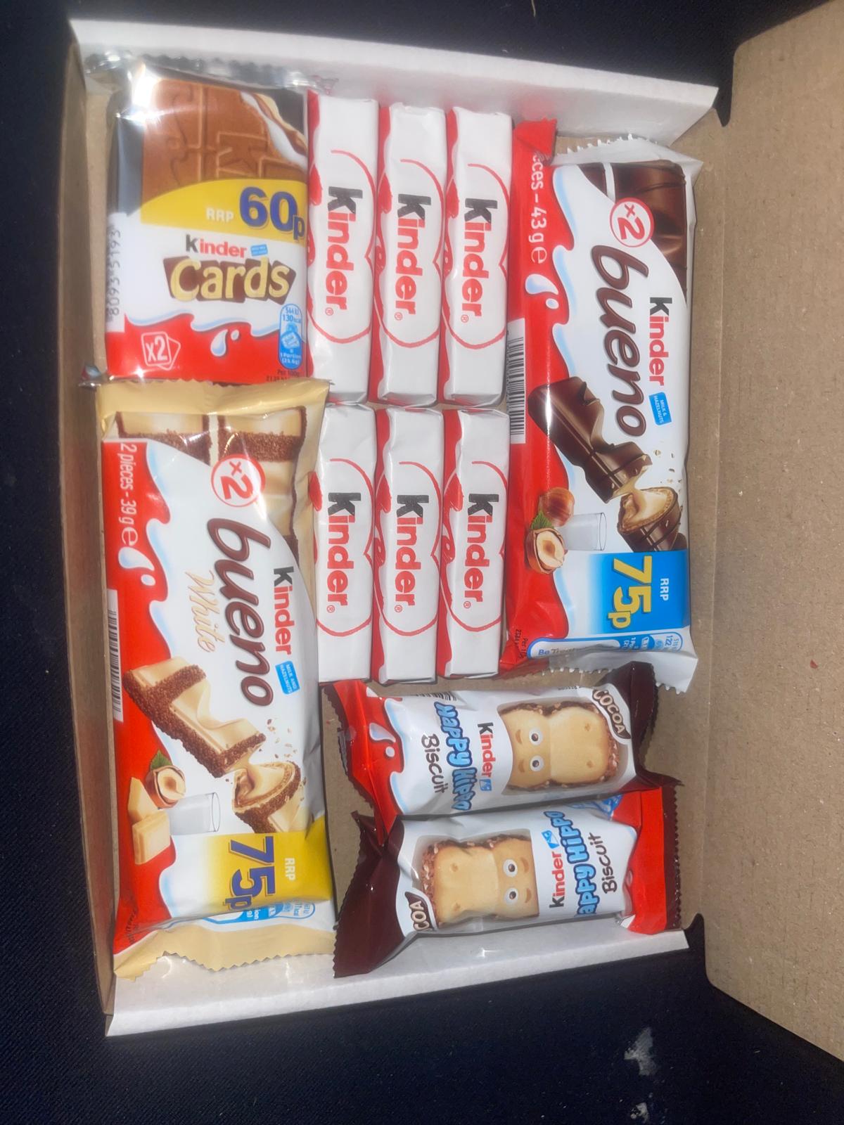 Kinder Milk Chocolate Gift Perfect For Birthdays, Christmas, Mothers Day, Fathers Day, Easter, Tasty Snack! Mini!