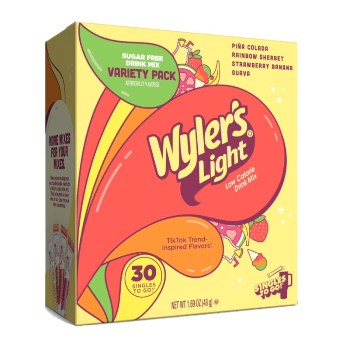 Wyler's Light Watertok Island Variety - 30 Sachets Singles To Go