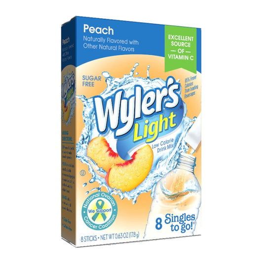 Wyler's Light Peach Singles To Go