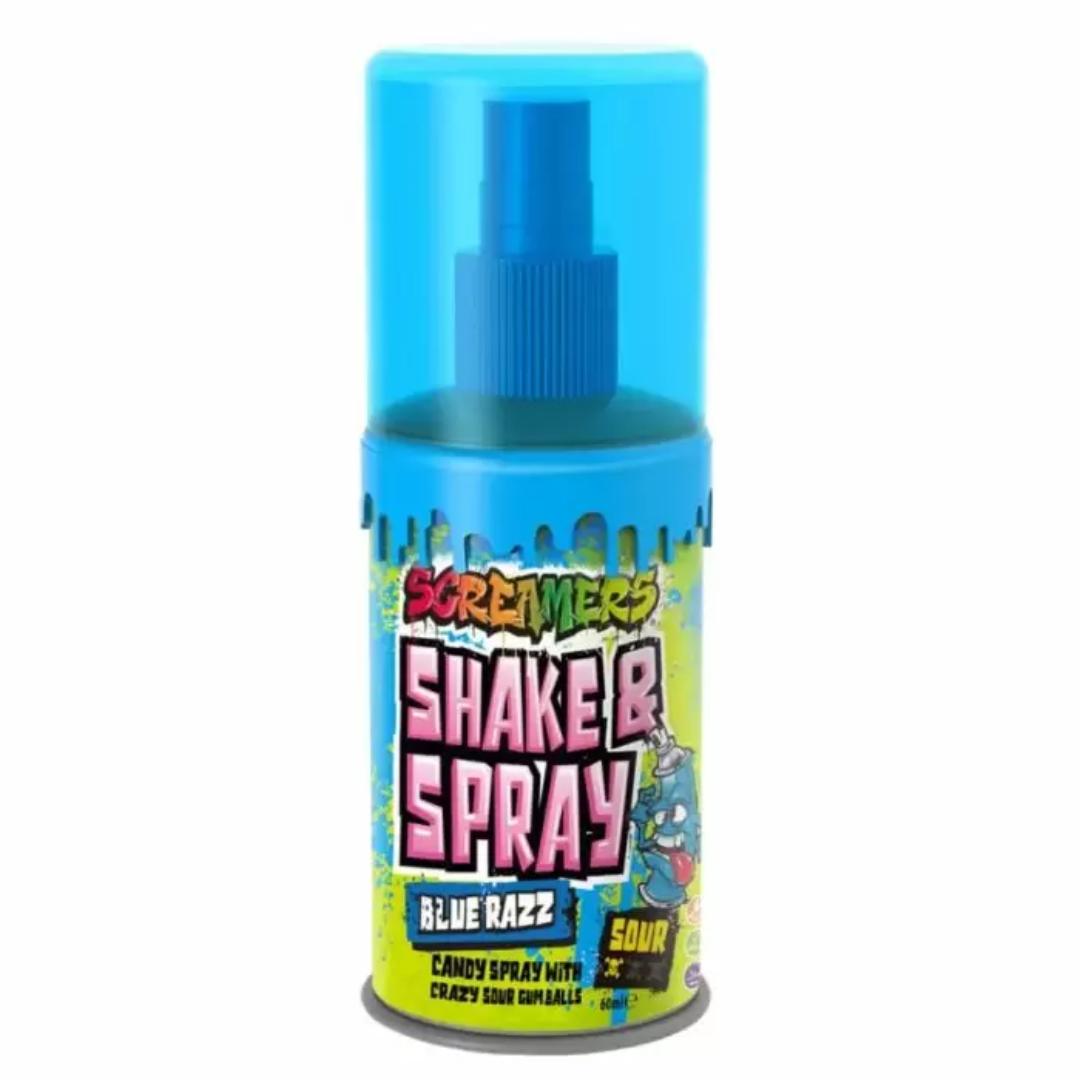Screamers Shake & Spray - Blue Razz 60ml – Candylicious Time