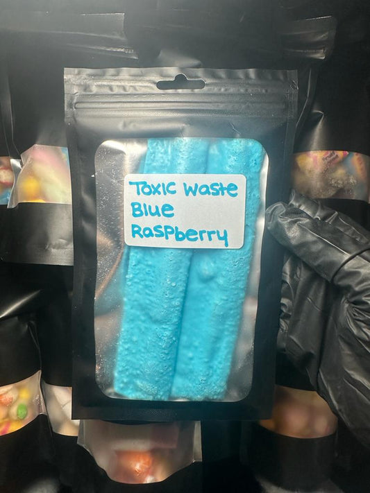 Freeze Dried Toxic Waste Blue Raspberry - (Halal, Vegetarian not Vegan)