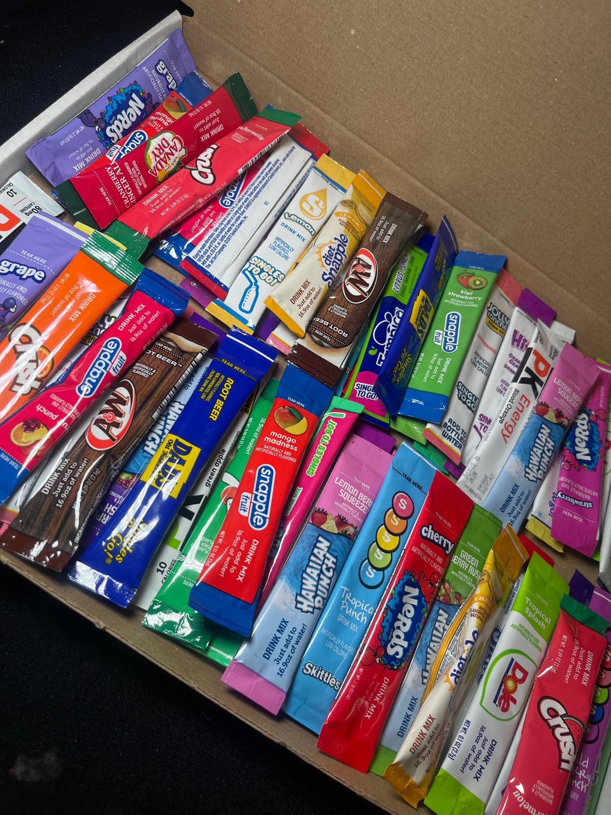 60 American Single to Go - Drink Mix Postal Box - Different Flavours to try