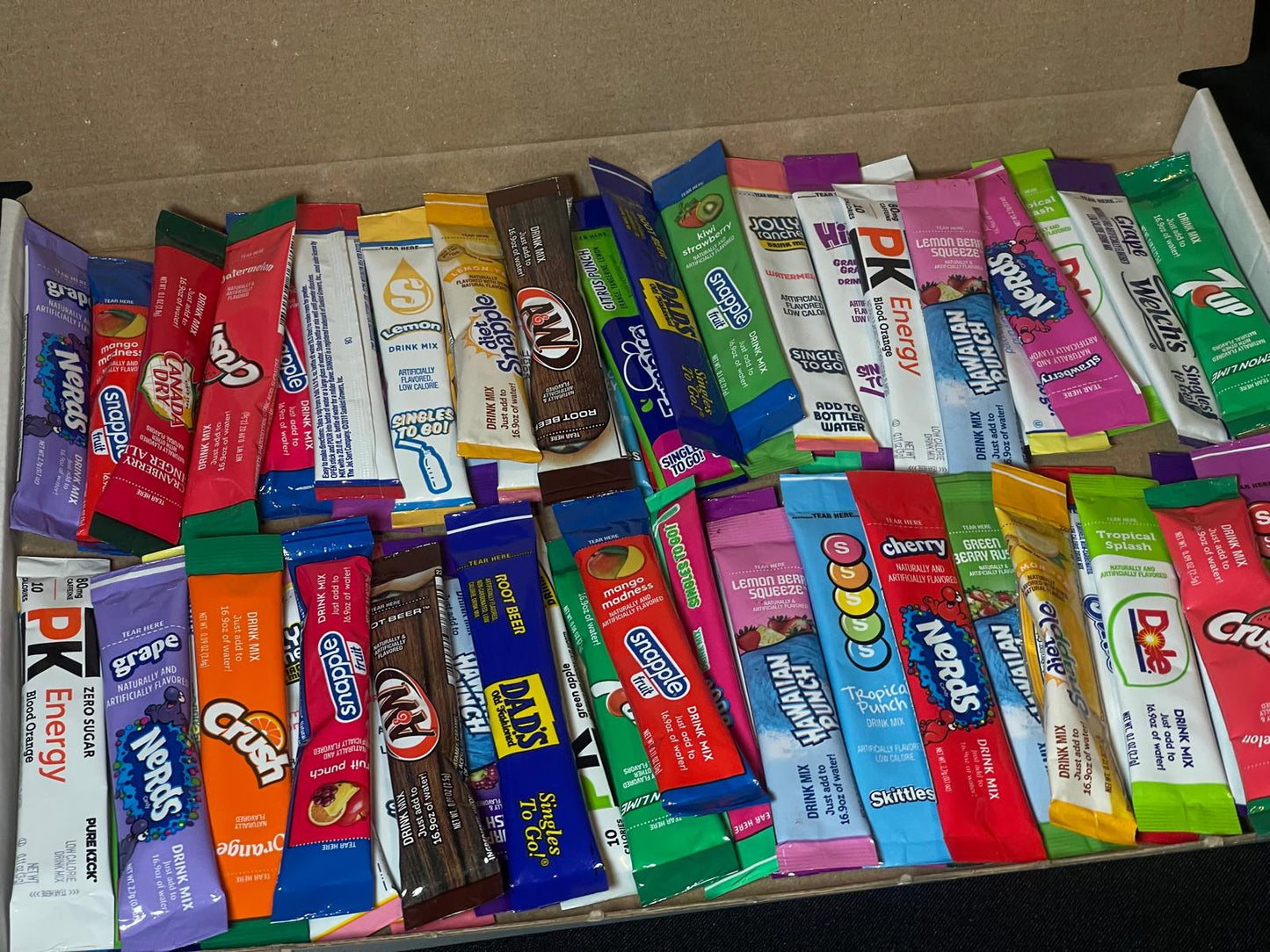 60 American Single to Go - Drink Mix Postal Box - Different Flavours to try