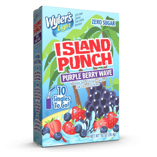 Wyler's Light Island Punch - Purple Berry Wave Singles To Go