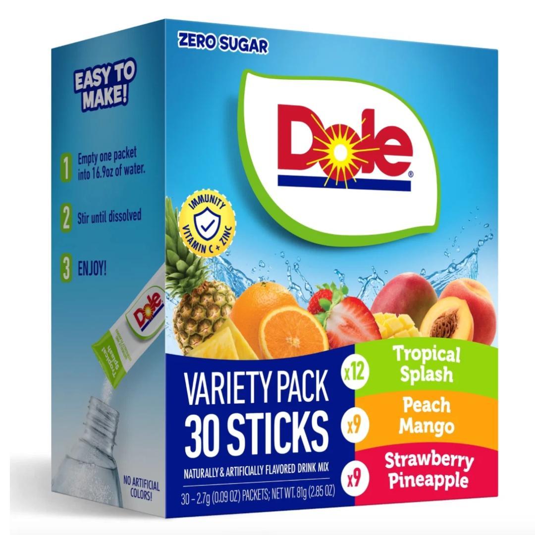 Dole Tropical - 30 Satchets Variety Pack Singles To Go