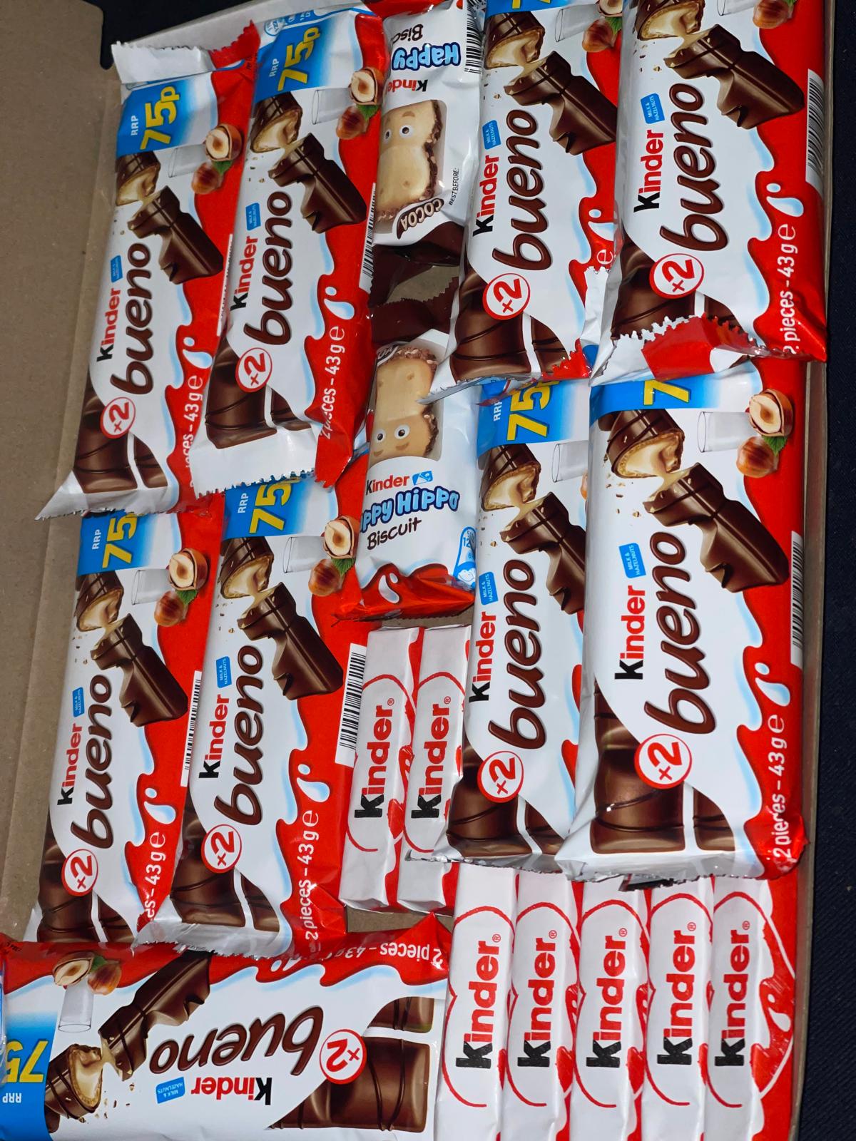Kinder Bueno Chocolates Gift Large Postal Box - Bestselling Chocolate Birthday Gift Bars