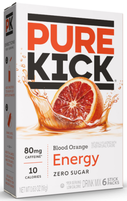 Pure Kick Blood Orange Singles To Go