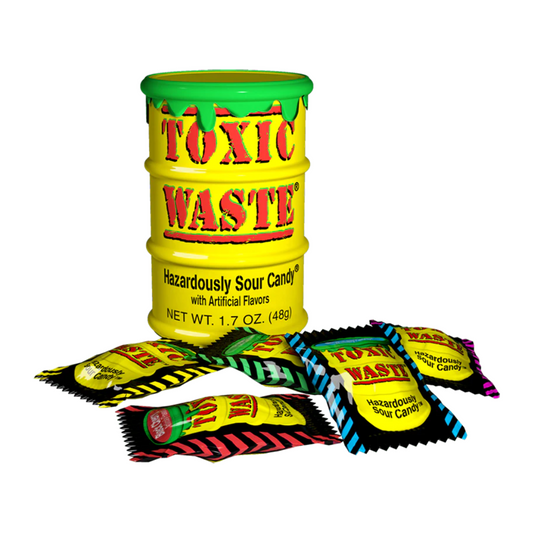 Toxic Waste Candy Drum (42g) - Hazardously Sour Candy
