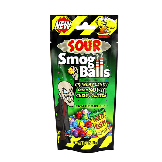 Toxic Waste Sour Smog Balls Gusset Bag (85g)