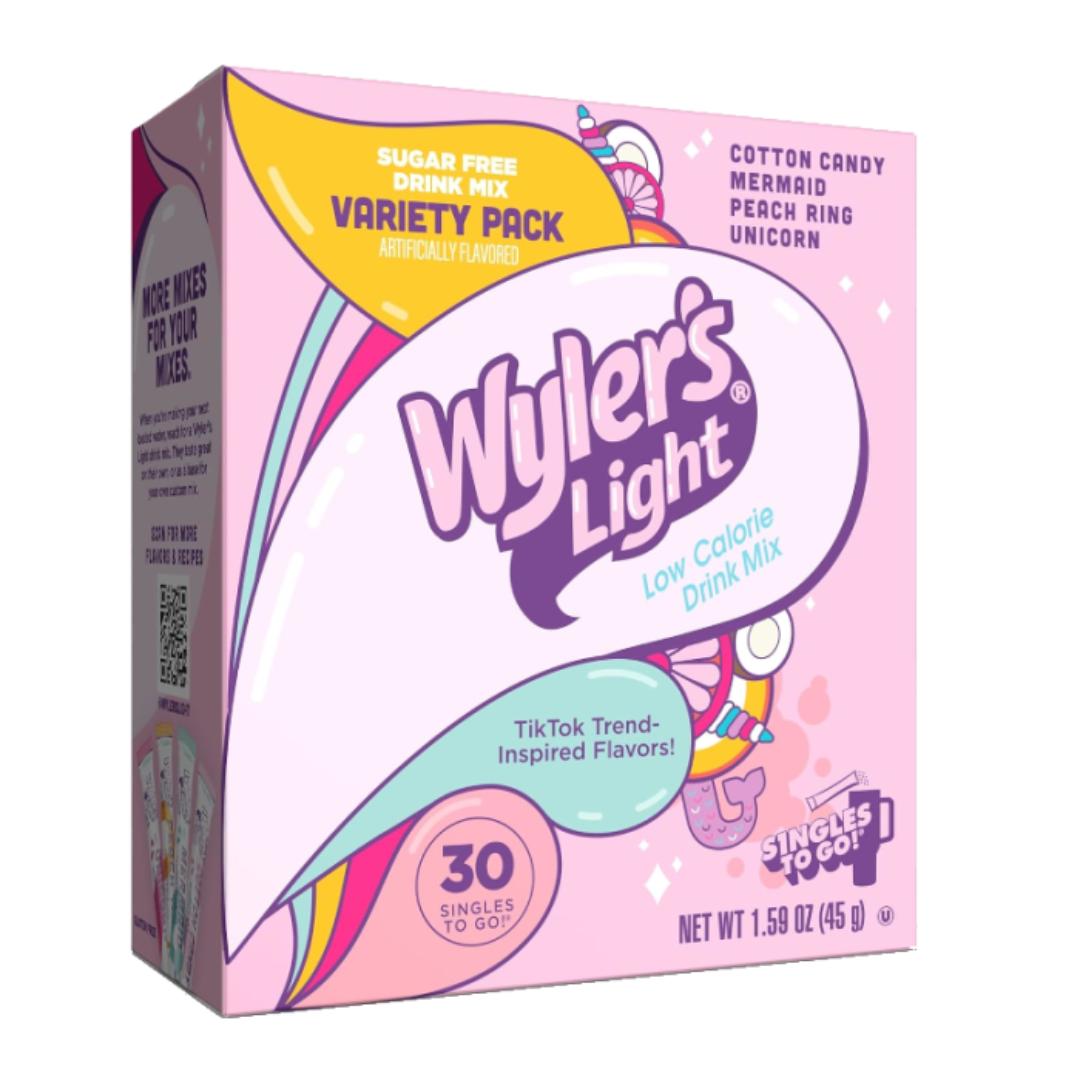 Wyler's Light Watertok Fun Variety - 30 Sachets Singles To Go