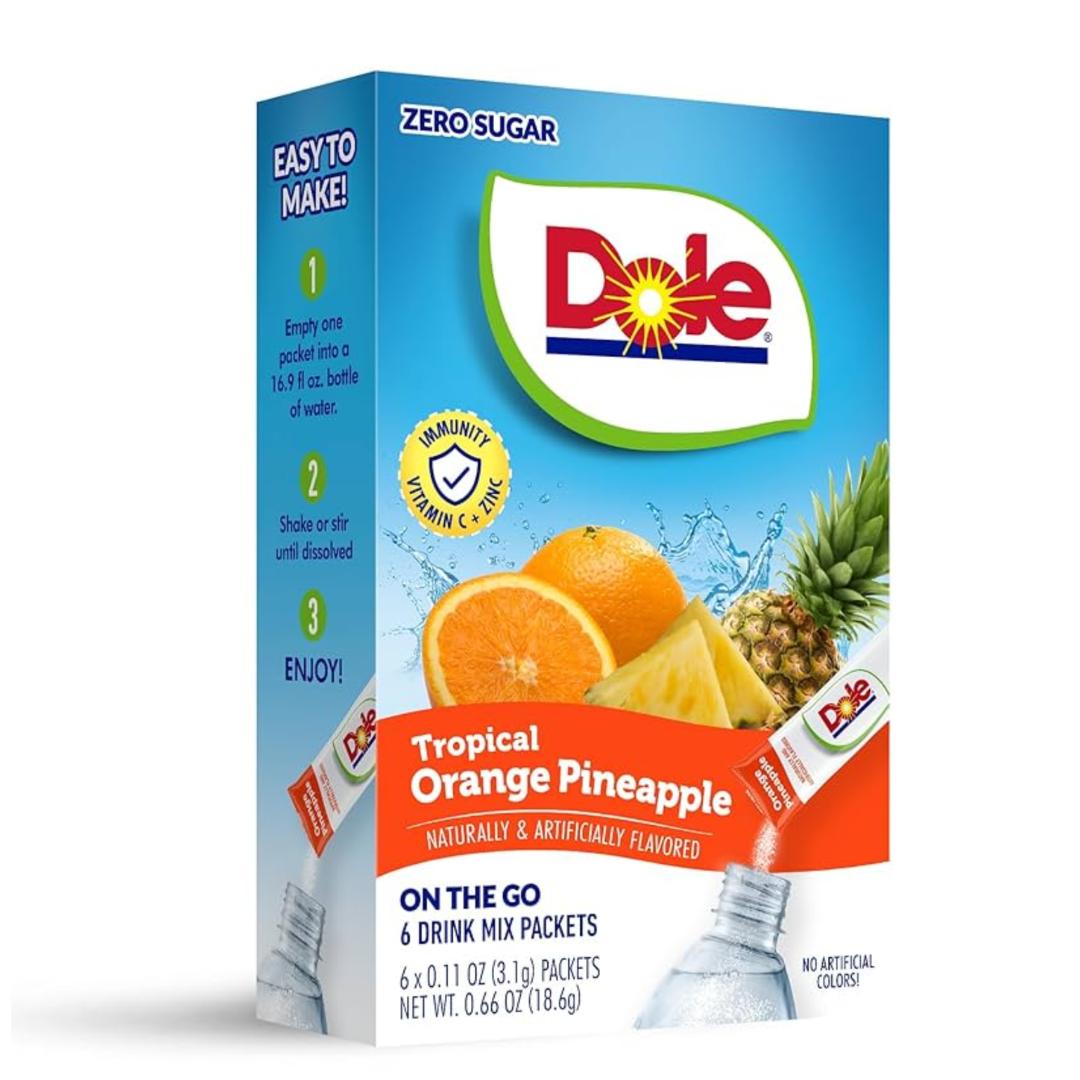 Dole Tropical Orange Pineapple Singles To Go