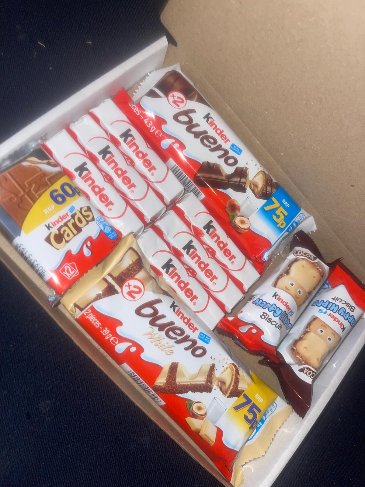 Kinder Milk Chocolate Gift Perfect For Birthdays, Christmas, Mothers Day, Fathers Day, Easter, Tasty Snack! Mini!