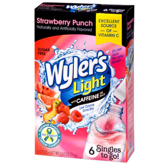 Wyler's Light with Caffeine - Strawberry Punch Singles To Go