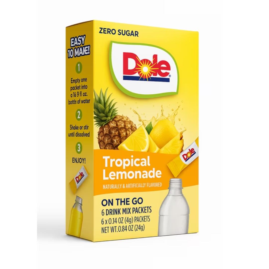 Dole Tropical Lemonade Singles To Go