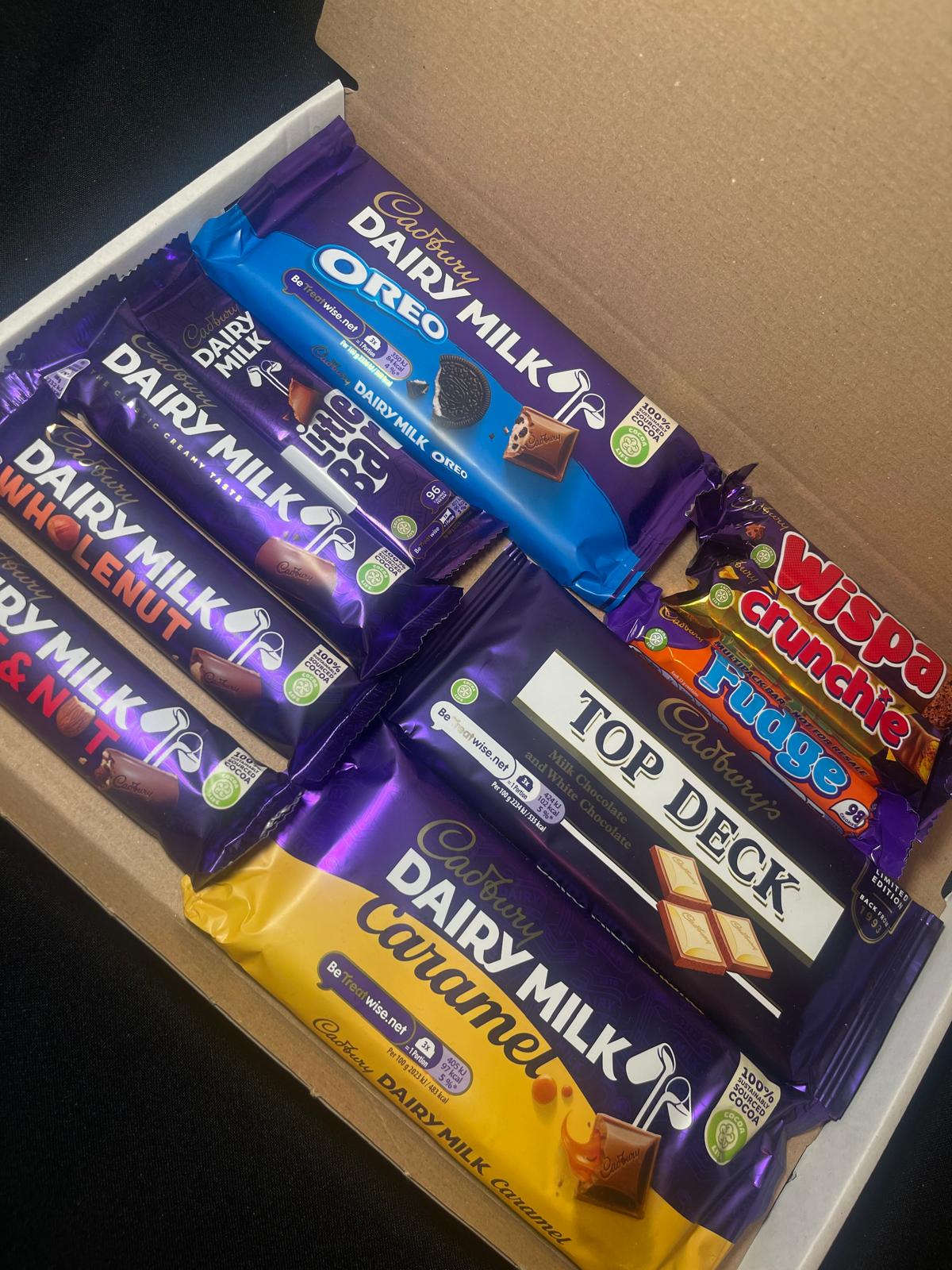 Cadburys Chocolate Postal Box - Bestselling Gift idea ( Chocolate Bar )