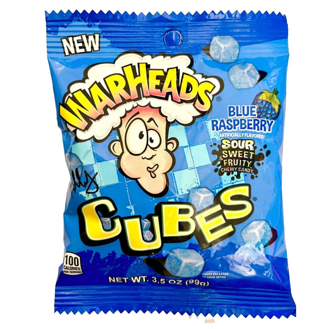 Warheads Blue Raspberry Cubes – Candylicious Time