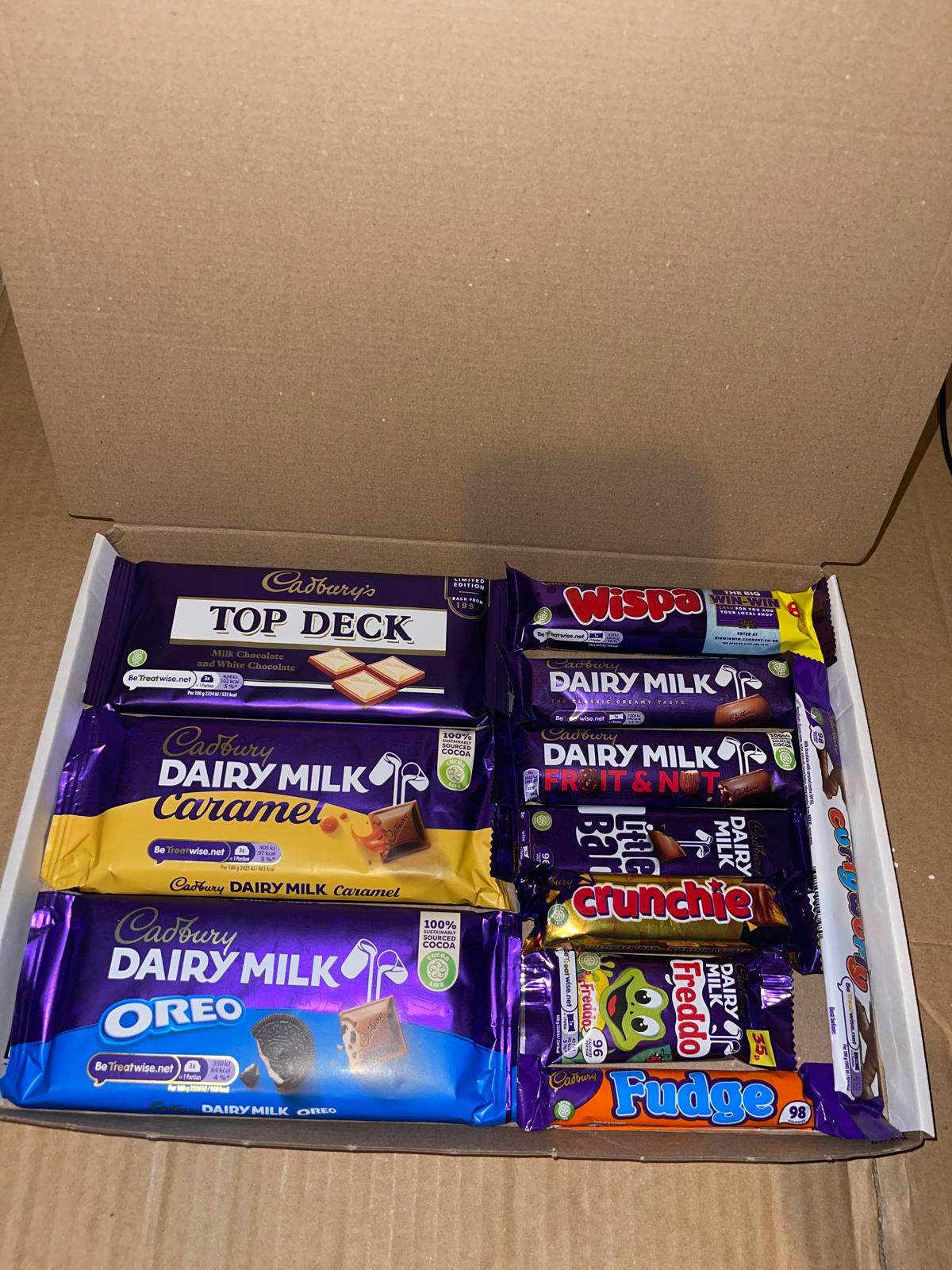 Cadburys Chocolate Postal Box - Bestselling Gift idea ( Chocolate Bar )