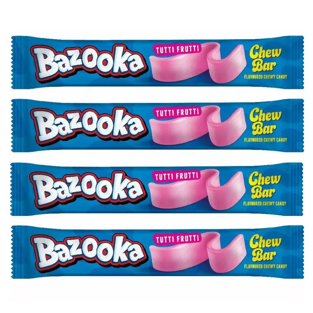 Bazooka Tutti Frutti Candy | 4 Chew Bars Sweet