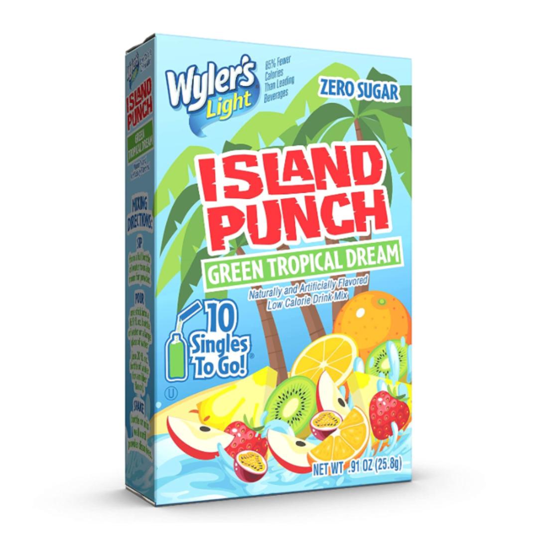 Wyler Light Island Punch - Green Tropical Dream Singles To Go