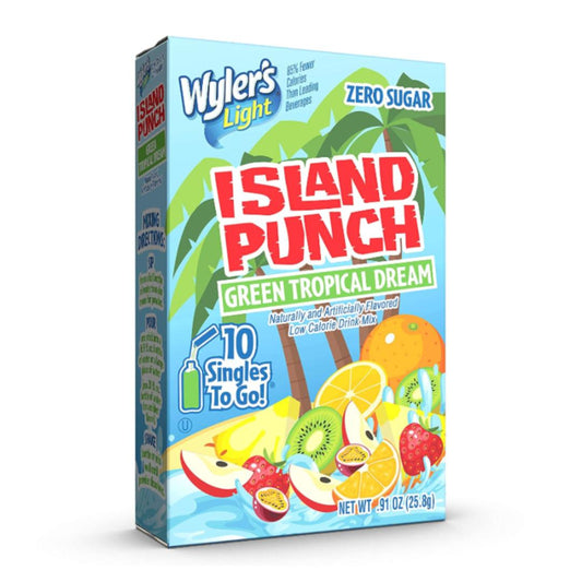 Wyler Light Island Punch - Green Tropical Dream Singles To Go